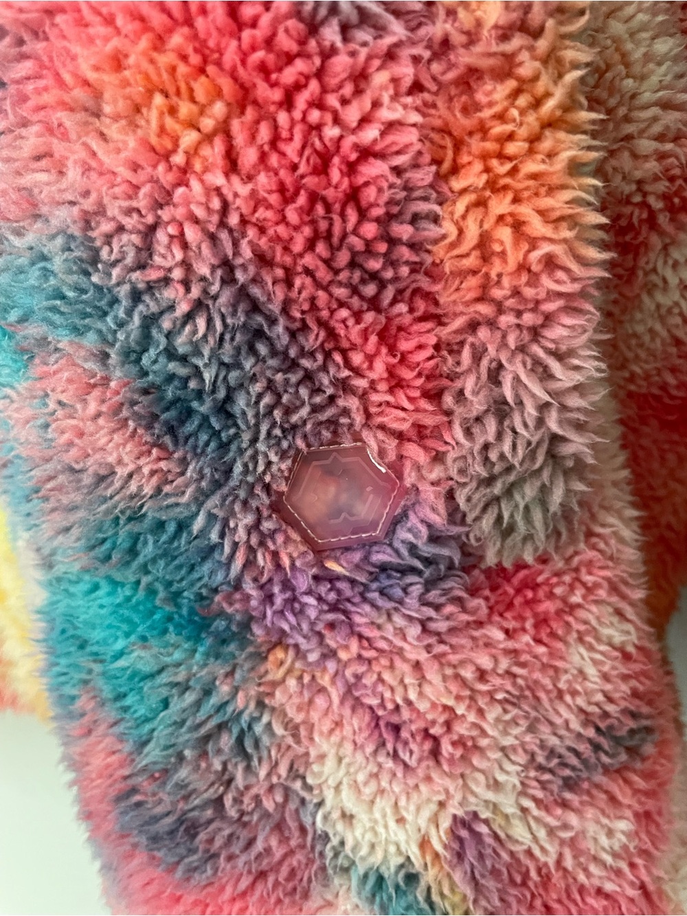 Empyre Men’s Sherpa Hoodie XL Tie Dye Plush Fleece Skate Y2K Back to School - Picture 4 of 10